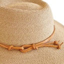 Sandbar Raffia Braid Fedora 2