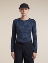 Women Merino 200 Oasis LS Crewe Bloom AOP 5