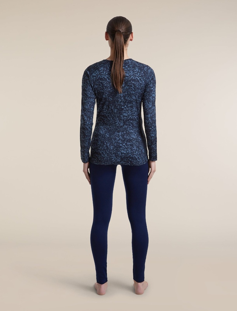 Women Merino 200 Oasis LS Crewe Bloom AOP 7