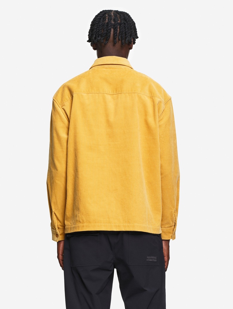 Men's Cord Overshirt with Oversized Pockets 5