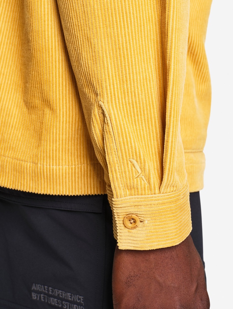 Men's Cord Overshirt with Oversized Pockets 7