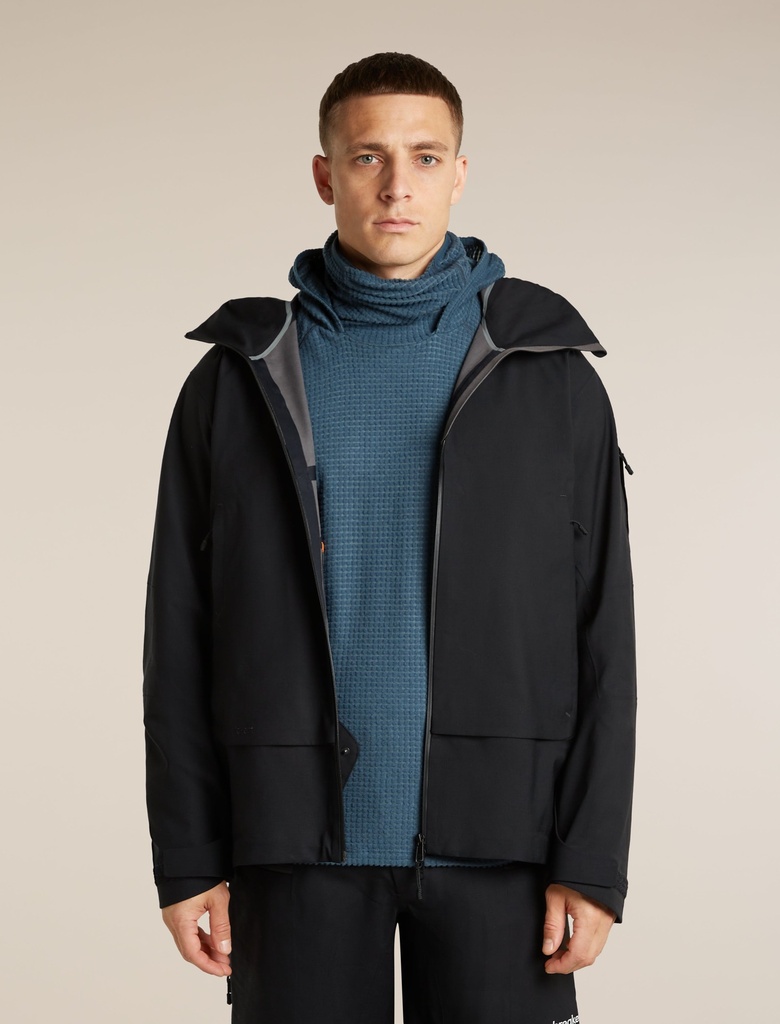 Men's Merino 400 Real Fleece Grid Pulover Hood 5