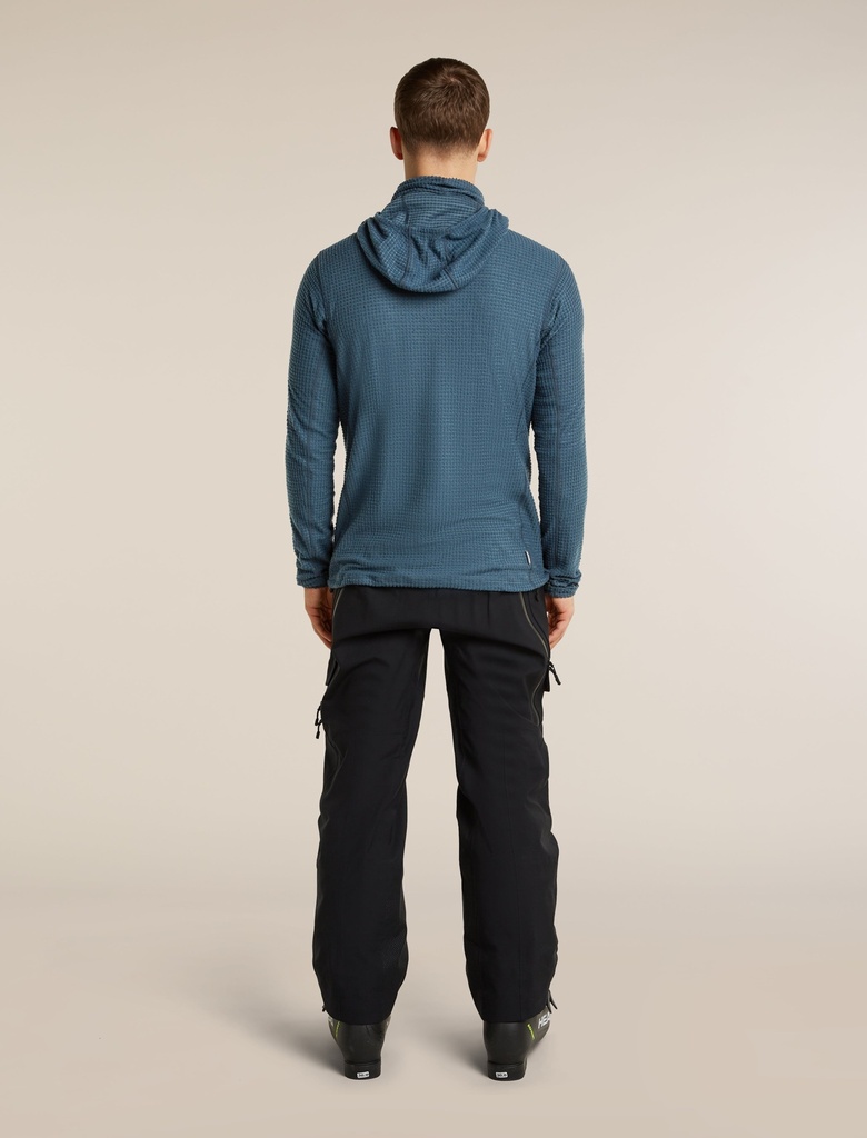 Men's Merino 400 Real Fleece Grid Pulover Hood 8