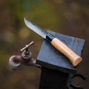 Opinel Nr°8, Blk Oak, Rvs/eik, in kist 7