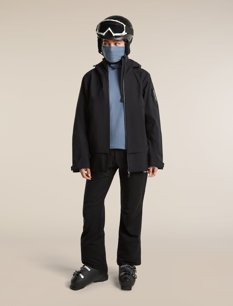 Women's Merino 400 Real Fleece Grid Pulover Hood 4