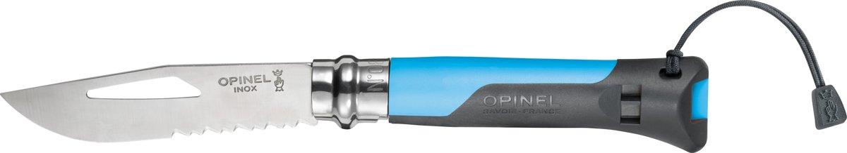 Zakmes,Opinel,Outdr,rvs/blauw,Virob,fluit,ds