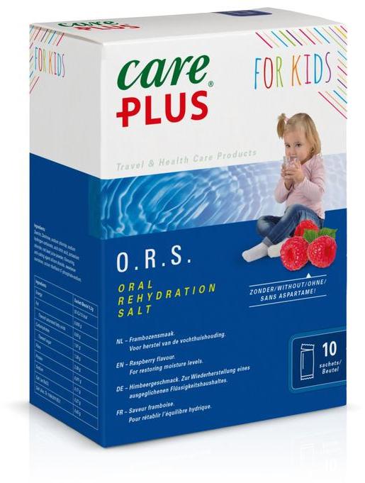 O.r.s. Oral Rehydration Salt, For Kids, Raspberry - 10 Sachets