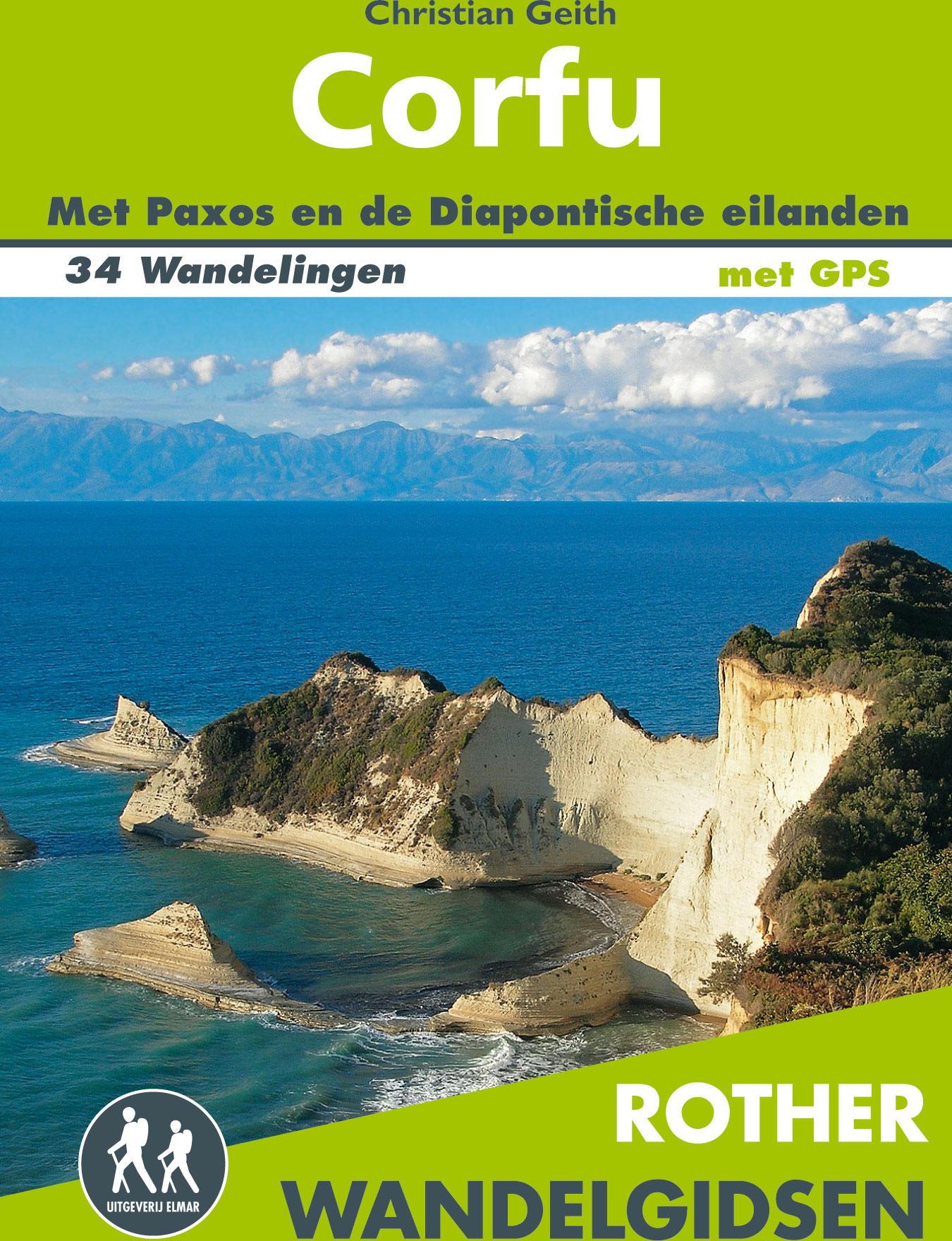 Corfu wandelgids 34 wandelingen met GPS