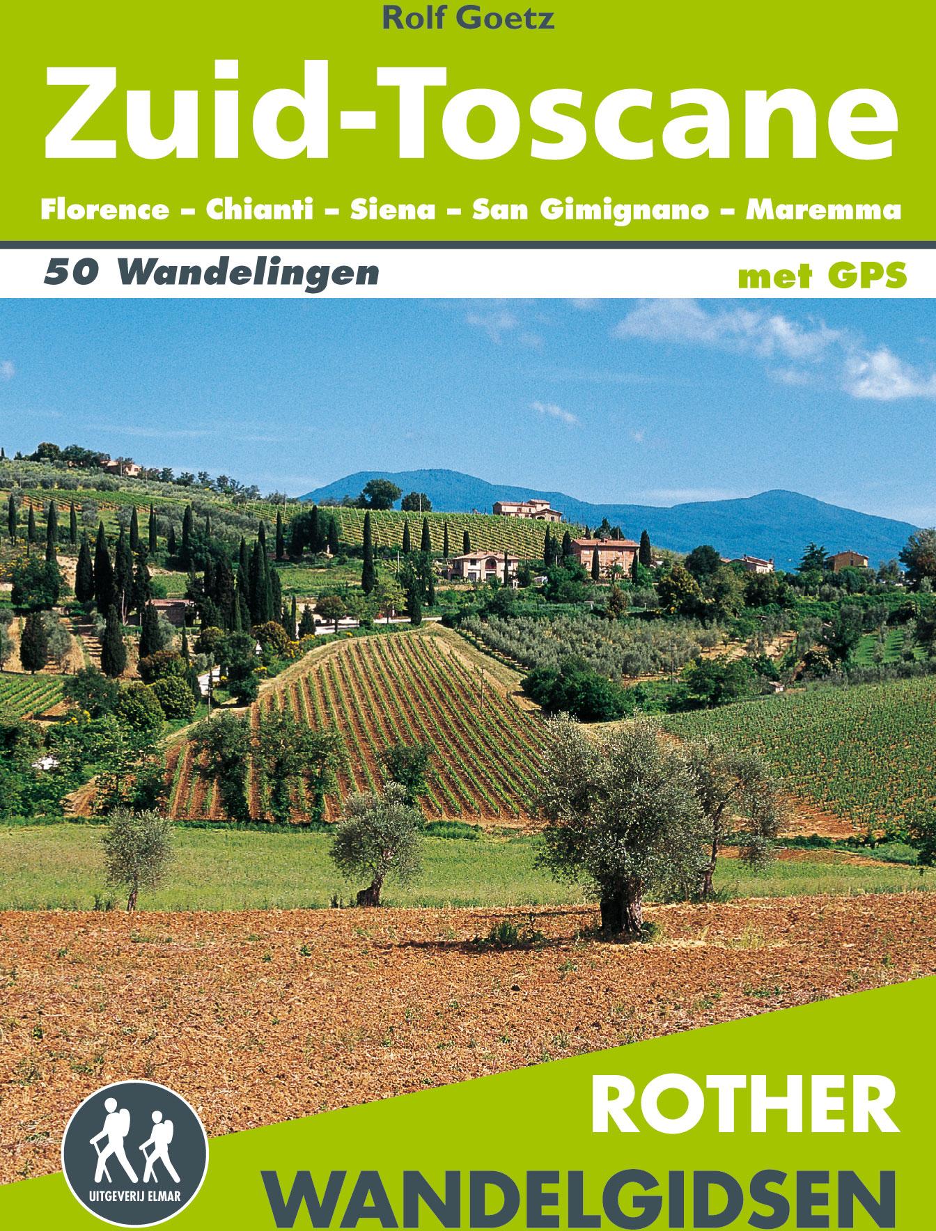 Toscane Zuid wandelgids 50 wandelingen met GPS