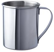Stainless Steel Mug, Polished