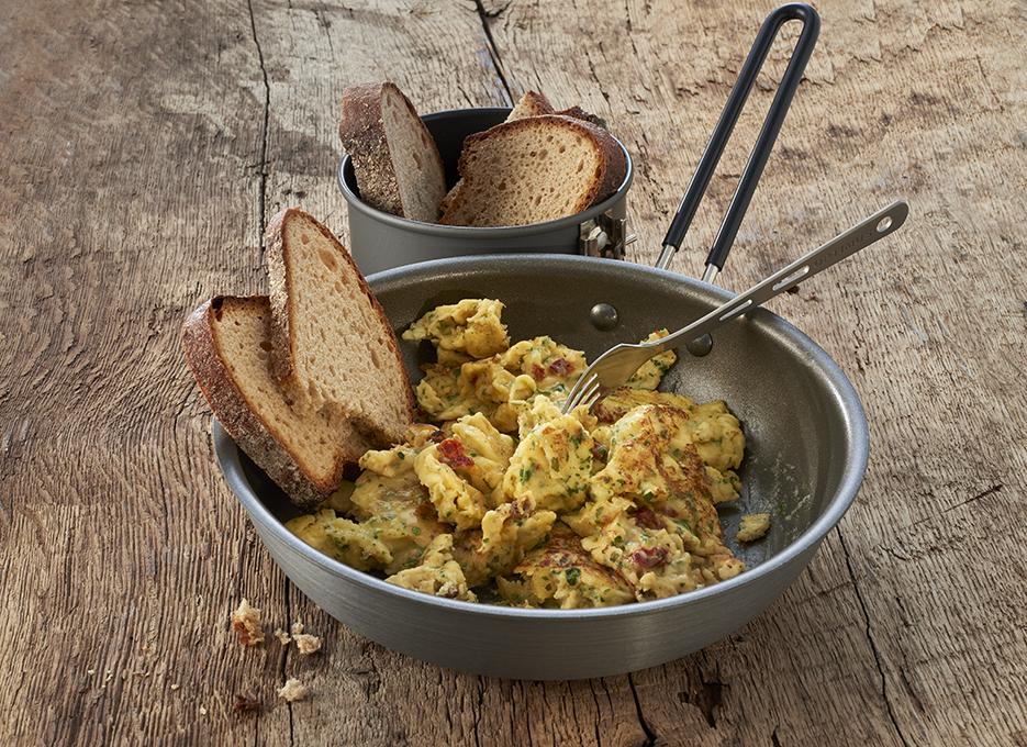 Scrambled Eggs with Onions