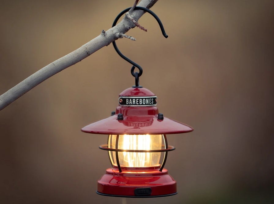Mini Edison Lantern Red