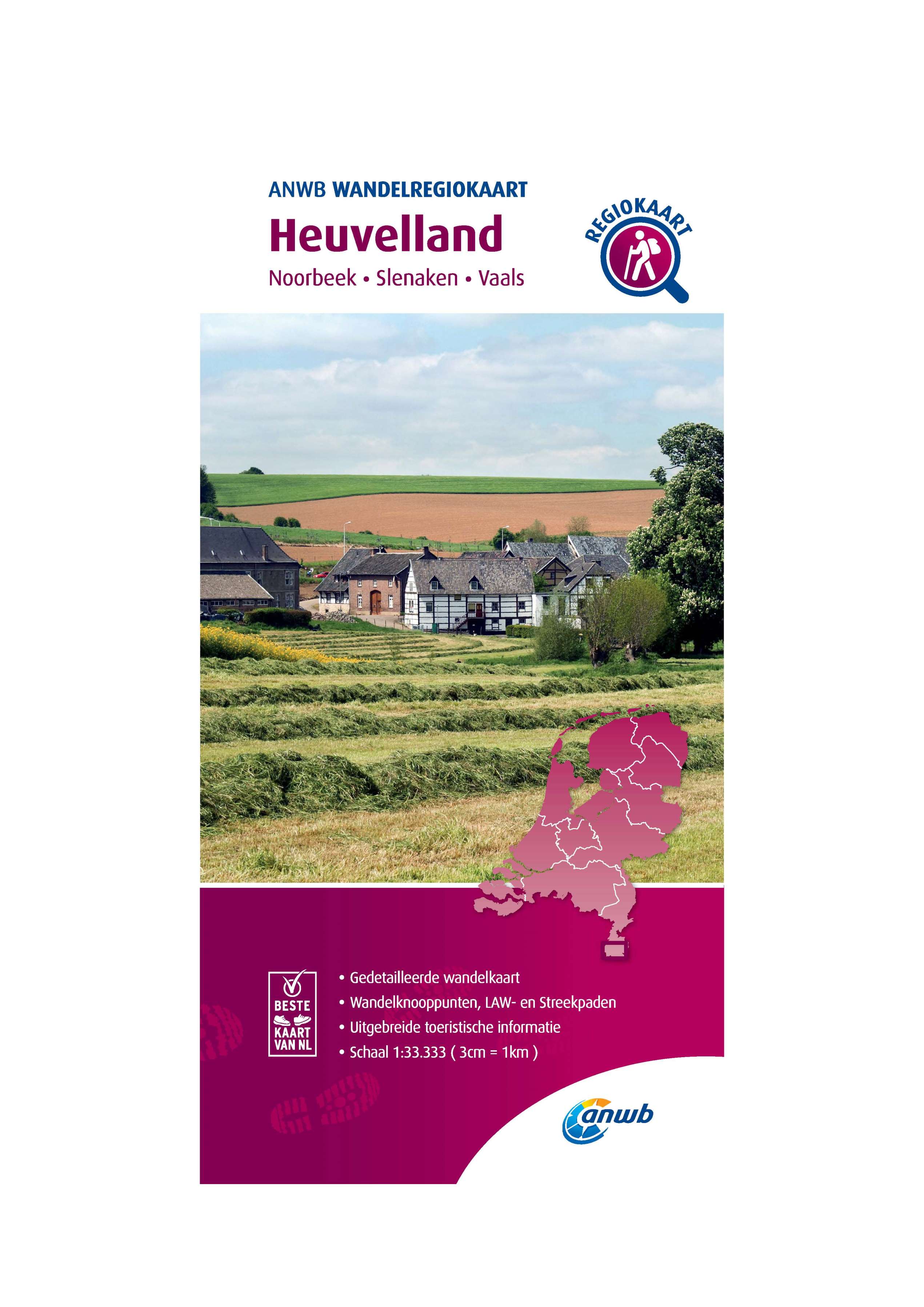 Heuvelland Wandelregiokaart - 1/33