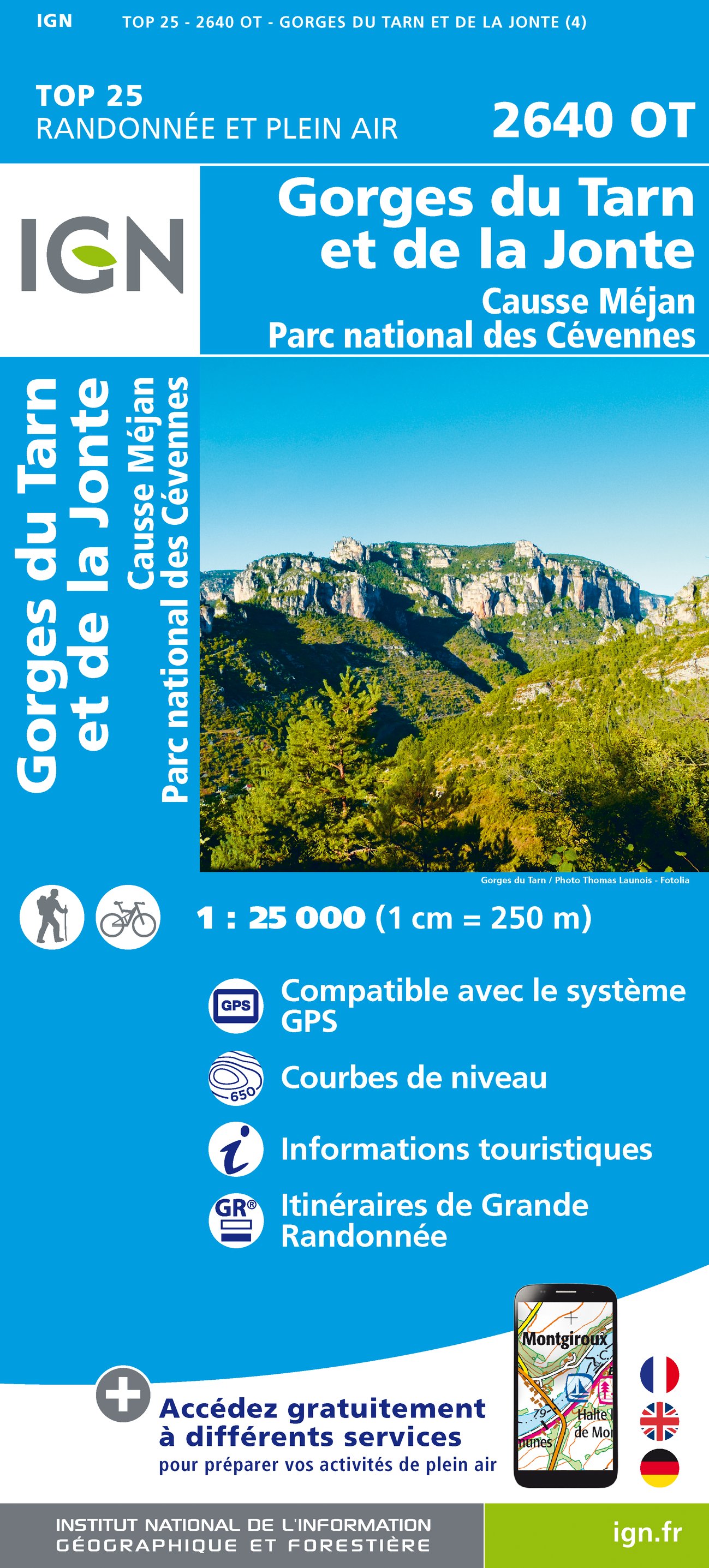 IGN.2640OT - Gorges du Tarn et de la Jonte / Causse Méjean P