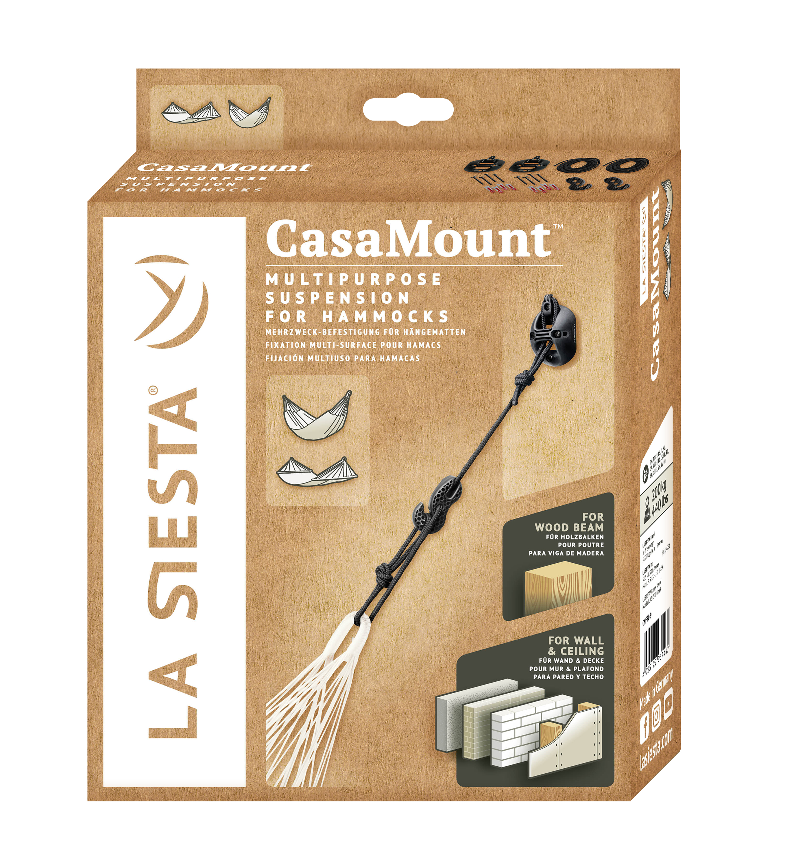 CasaMount - (Multipurpose) Suspension Set for Hammocks