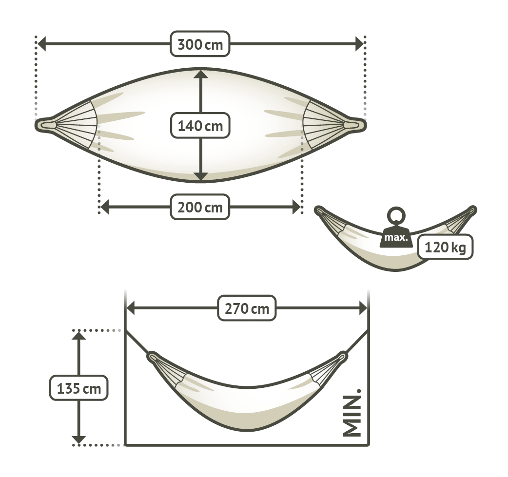 Orquídea - Cotton Single Classic Hammock