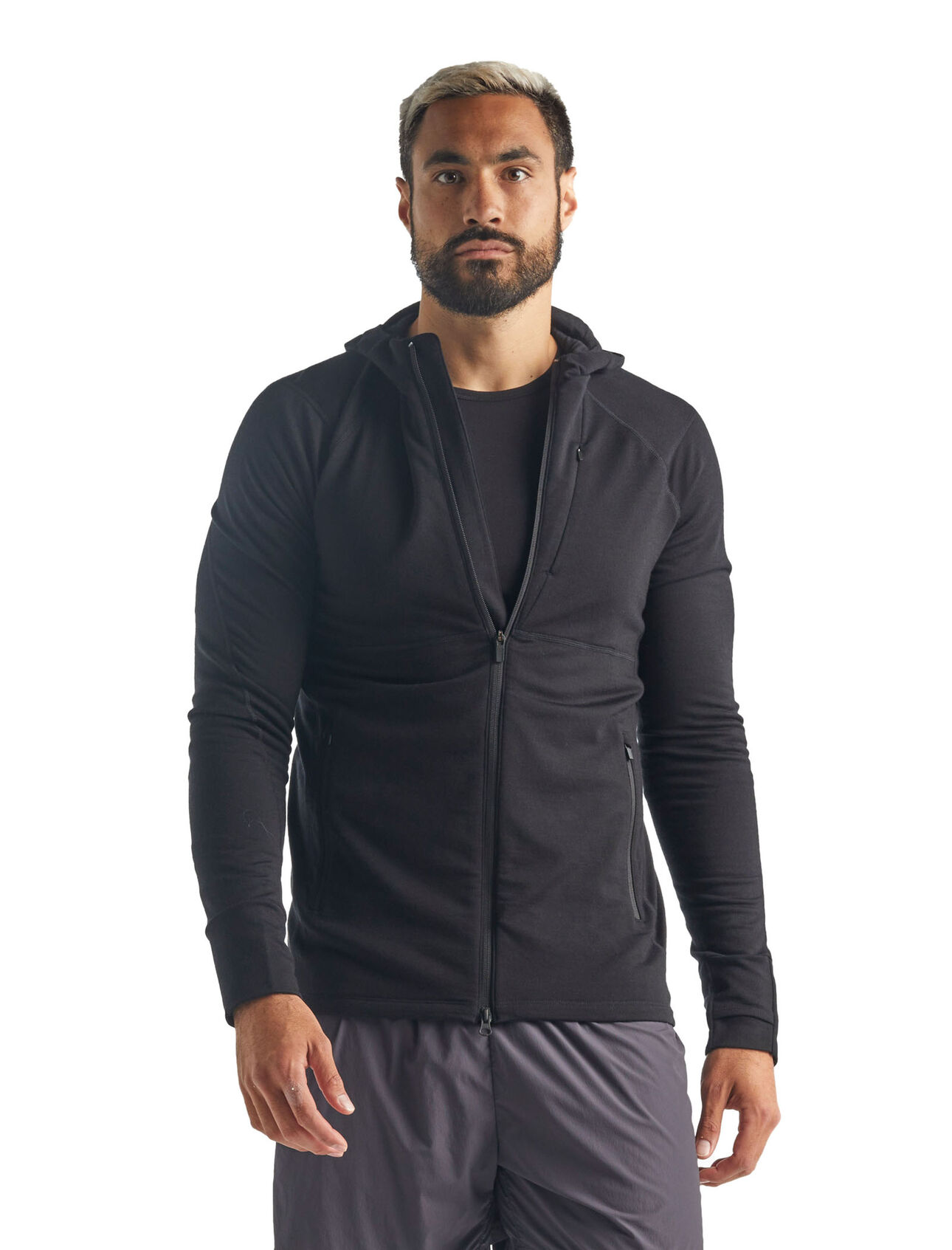 M's Quantum II Long Sleeve Zip Hood