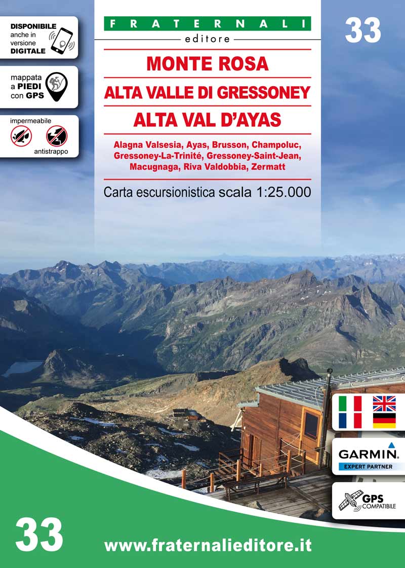 Monte Rosa - Alta Valle di Gressoney - Alta Val d'Ayas 1/25