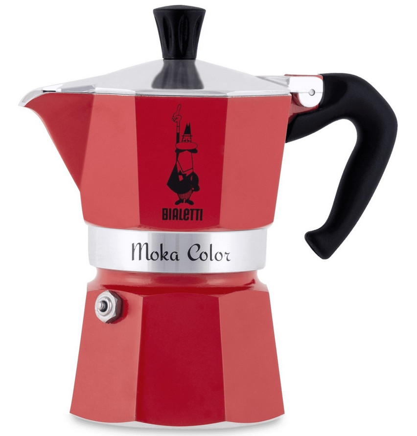 Moka Express Rood 6 Tassen