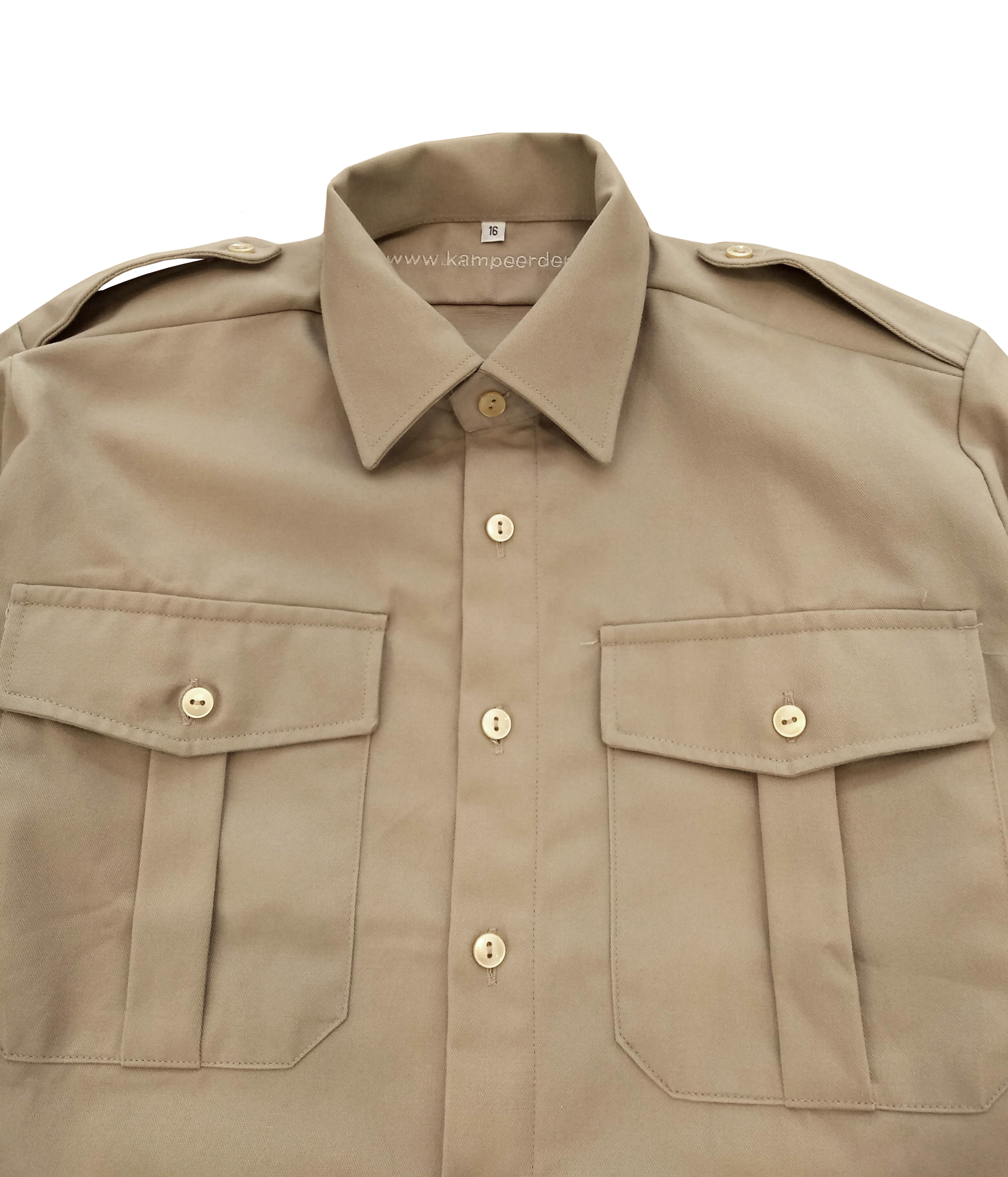 Scoutshemd Traditioneel Beige