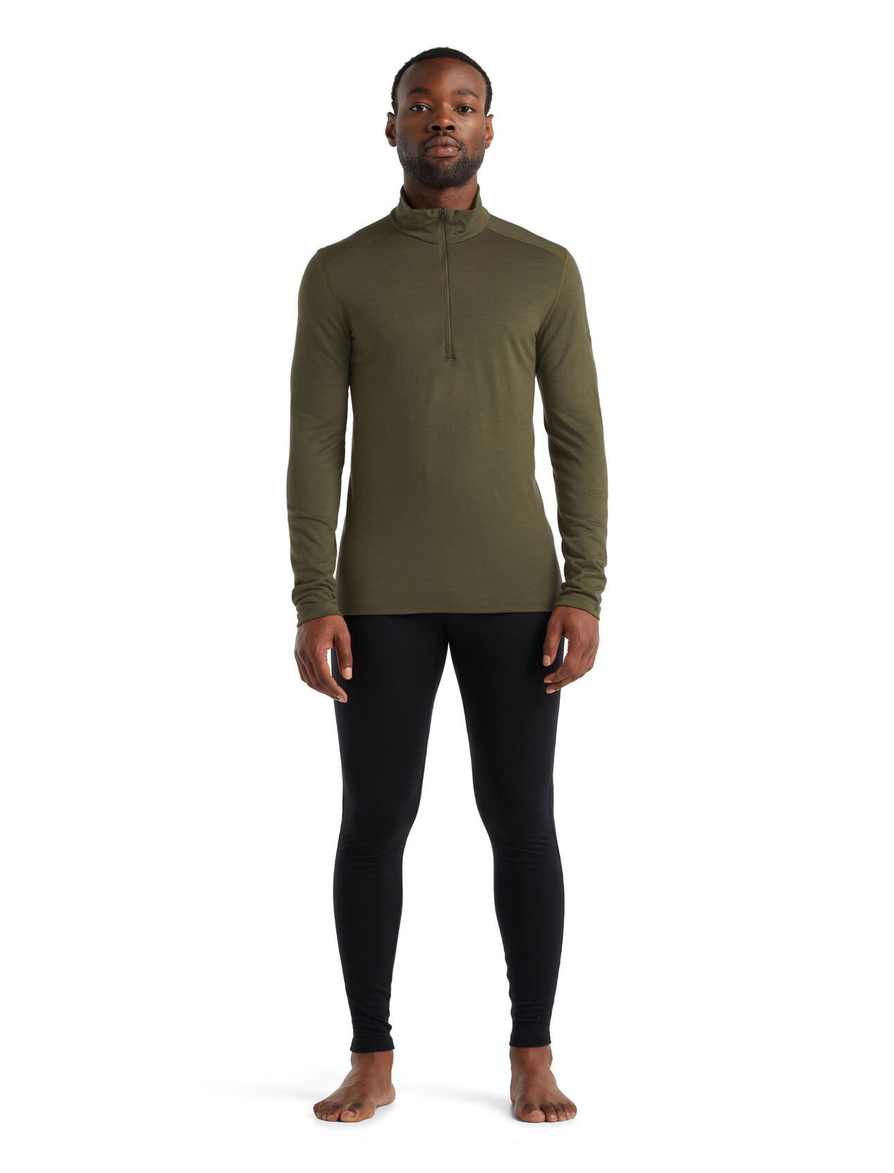 Heren 200 Oasis Long Sleeve Half Zip