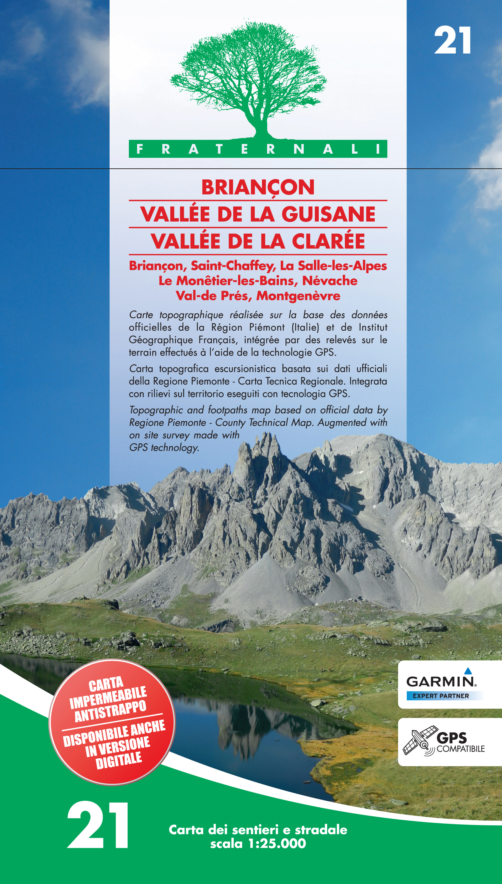 Briançon - Vallée de la Guisane- Vallée de la Clarée 1/25