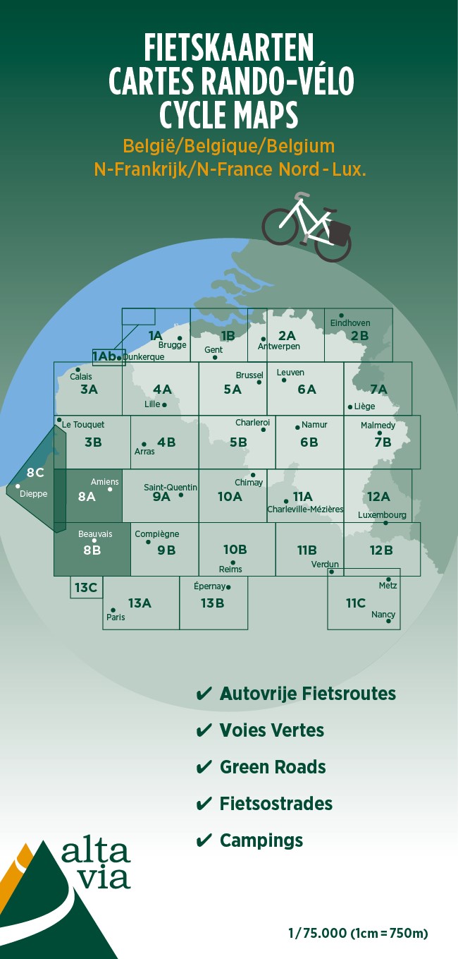 Noord-Frankrijk Dieppe 1:75.000