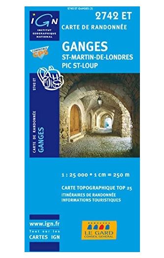 IGN.2742ET - Ganges / St-Martin-de-Londres / Pic St-Loup gps 2008