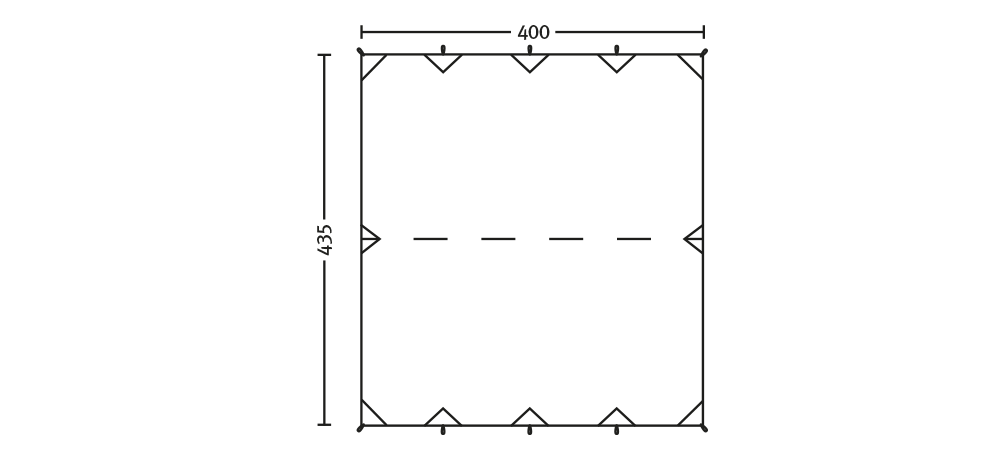 Tarp L (435x400cm)