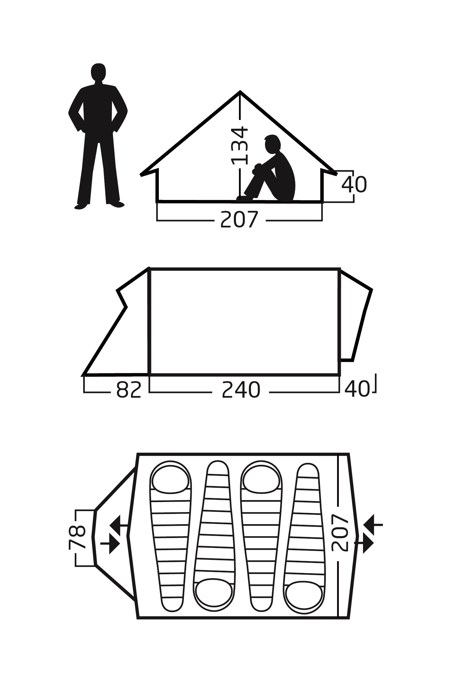 Vimur 4.8 Basic Cotton Tent