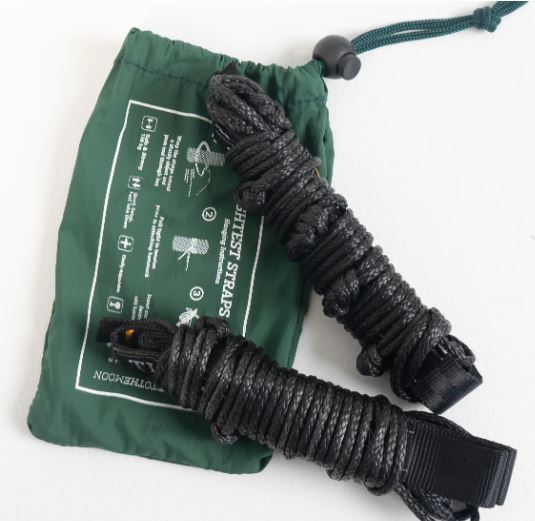 Lightest Straps (1 Set of two UHMPE ropes with straps) - 2 x 250cm