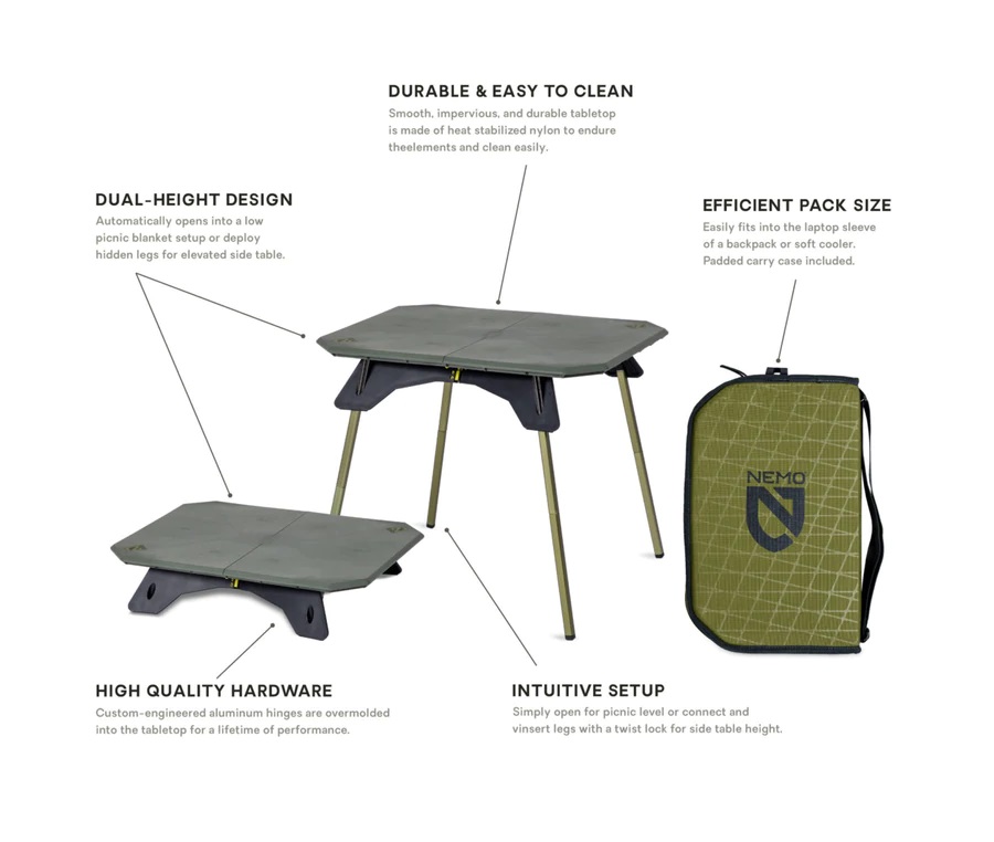 Moonlander Dual Height Table