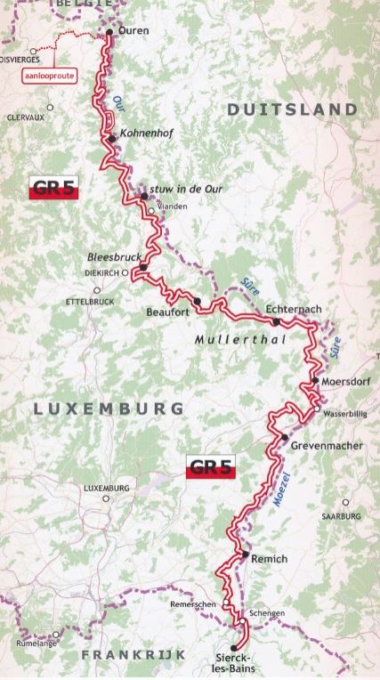 GR5 Luxemburg - Wandelgids 2
