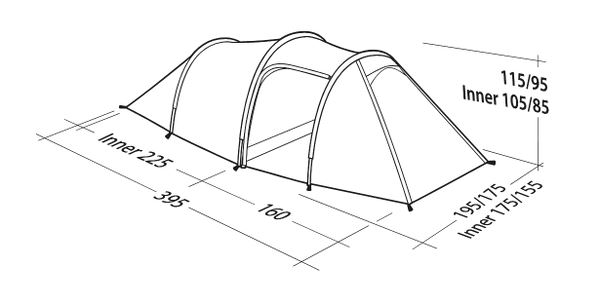 Voyager Versa 3 - Driepersoons tent