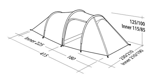 Voyager Versa 4 - 4-persoons tent