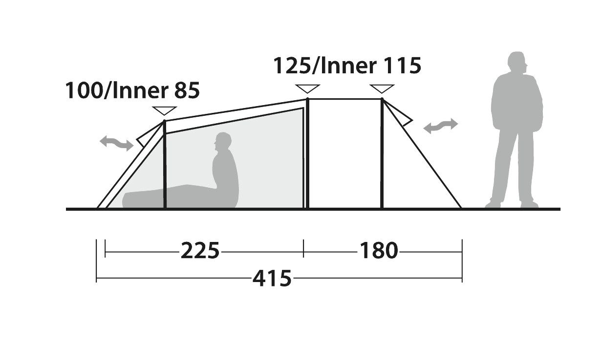 Voyager Versa 4 - 4-persoons tent