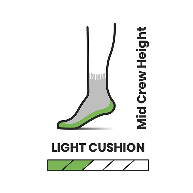 Women's Hike Light Cushion Mid Crew Socks