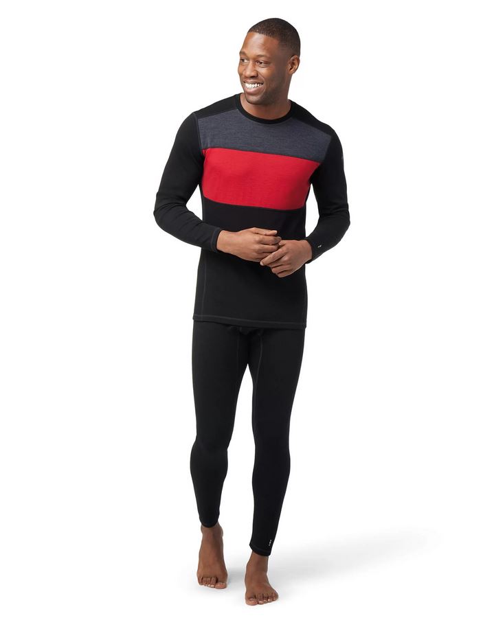 Men's Merino 250 Baselayer Colorblock Crew Boxed