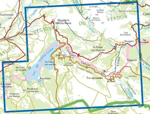 3442OT Gorges du Verdon - Moustiers-Sainte-Marie