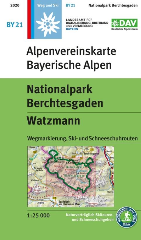 Berchtesgaden NP BY21 Watzmann weg+ski