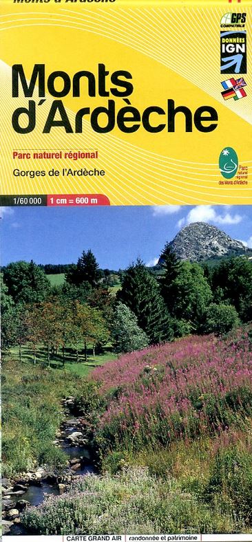 11 Monts d'Ardèche 1:60.000