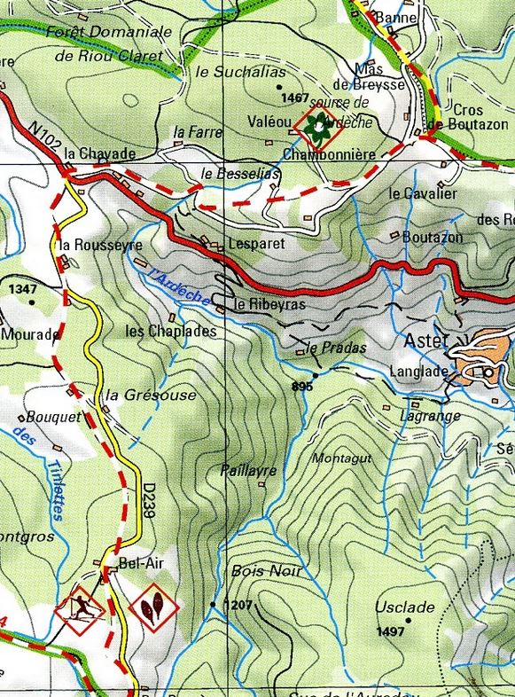 11 Monts d'Ardèche 1:60.000