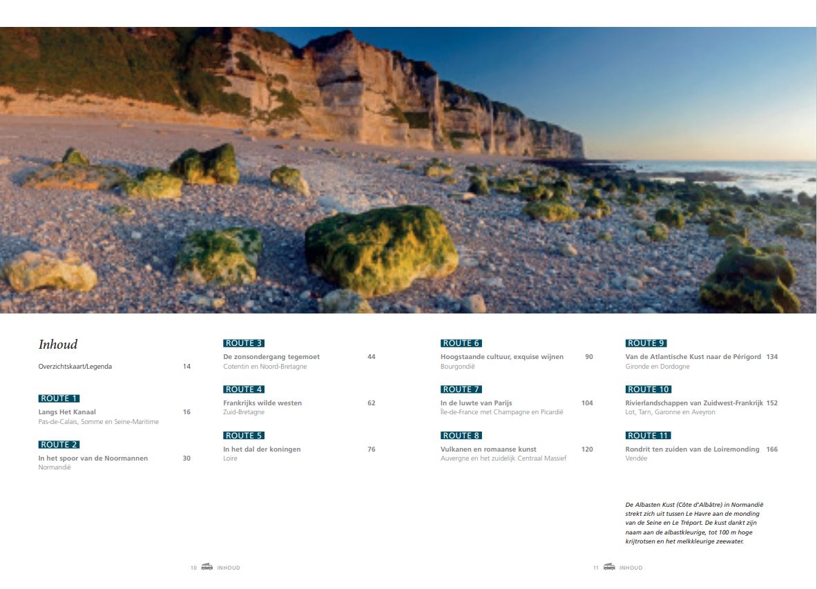 Camperboek Frankrijk - De mooiste routes met de camper