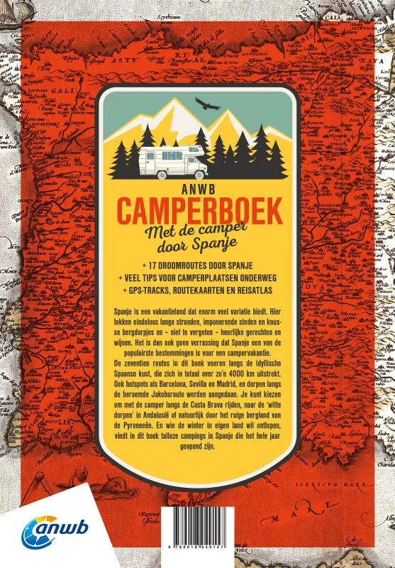 Camperboek Spanje - De mooiste routes met de camper