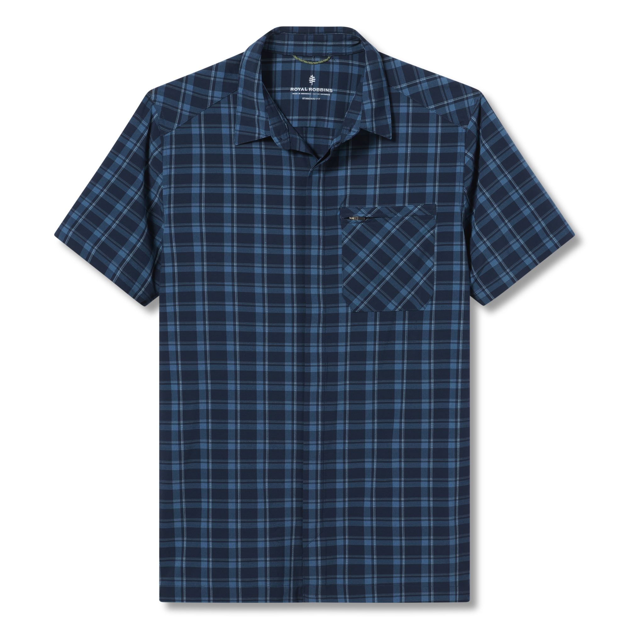 Amp Lite Plaid Short Sleeve Heren