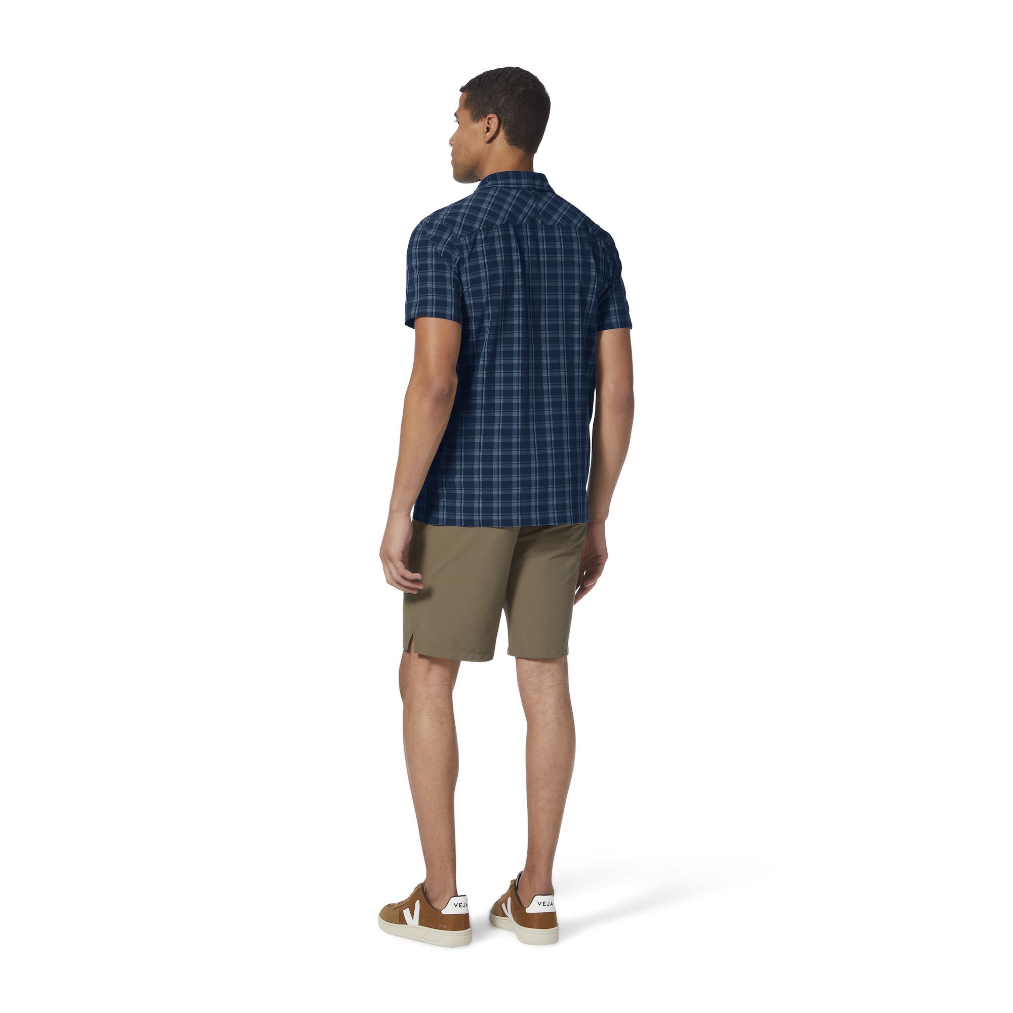 Amp Lite Plaid Short Sleeve Heren