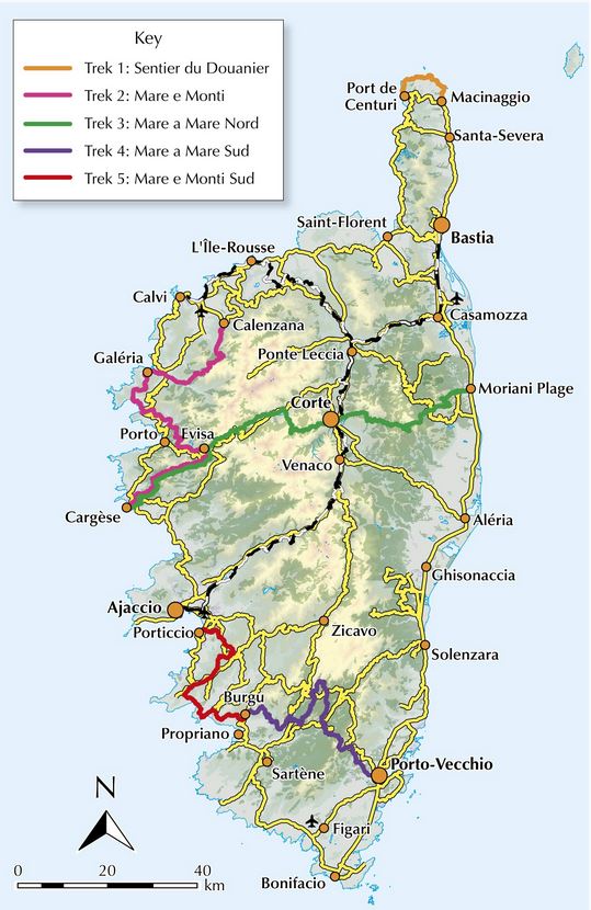Corsica Short treks