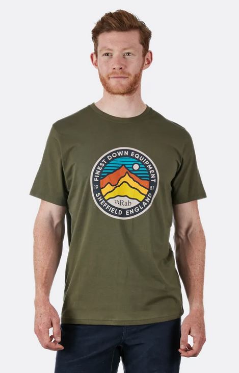 Stance 3 Peaks SS Tee Heren