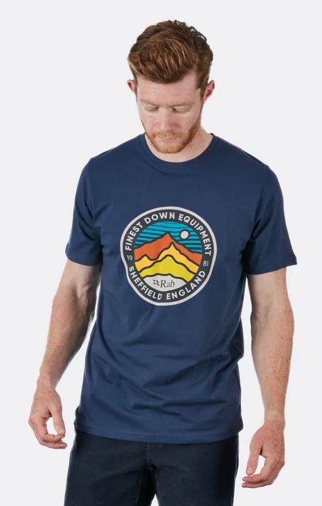 Stance 3 Peaks SS Tee Heren