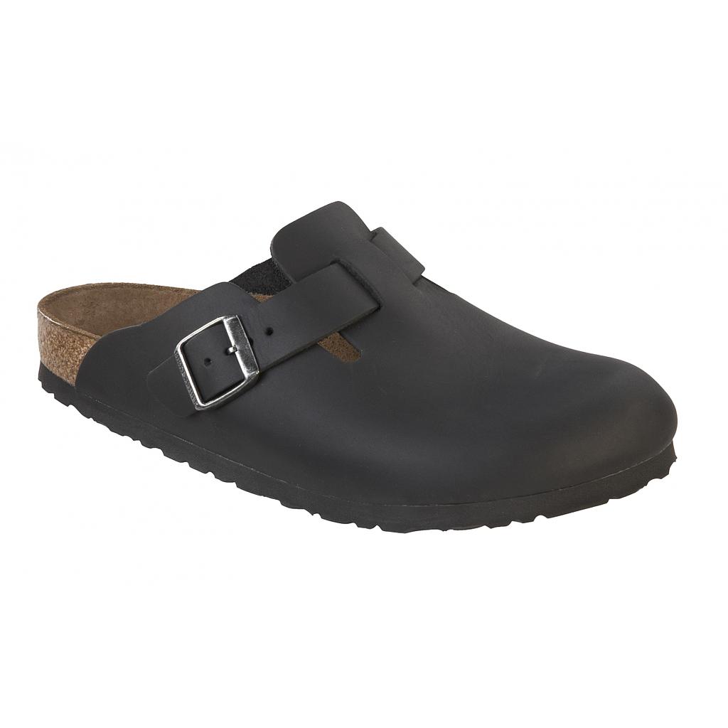 Boston Black Leder Smal